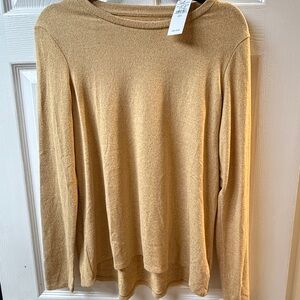American Eagle Outfitters Camel Long Sleeve Top
